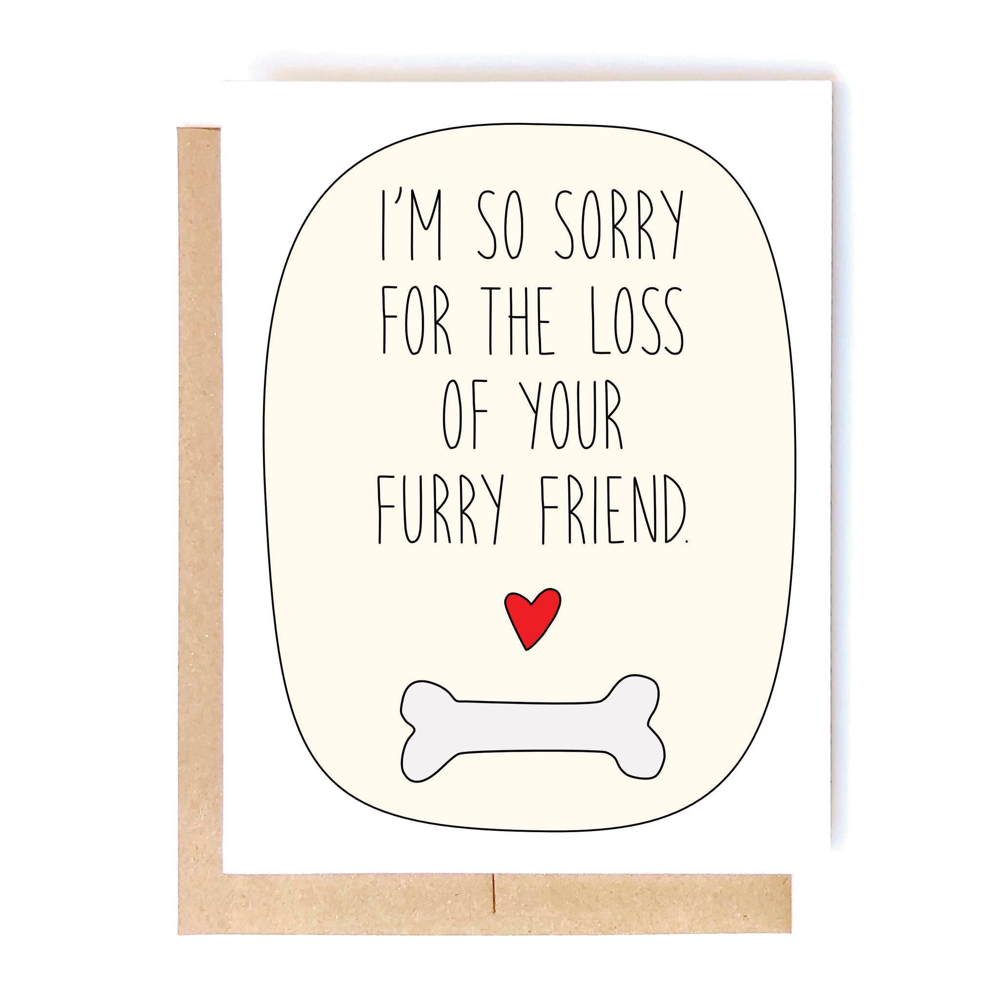 Dog Loss Sympathy Card