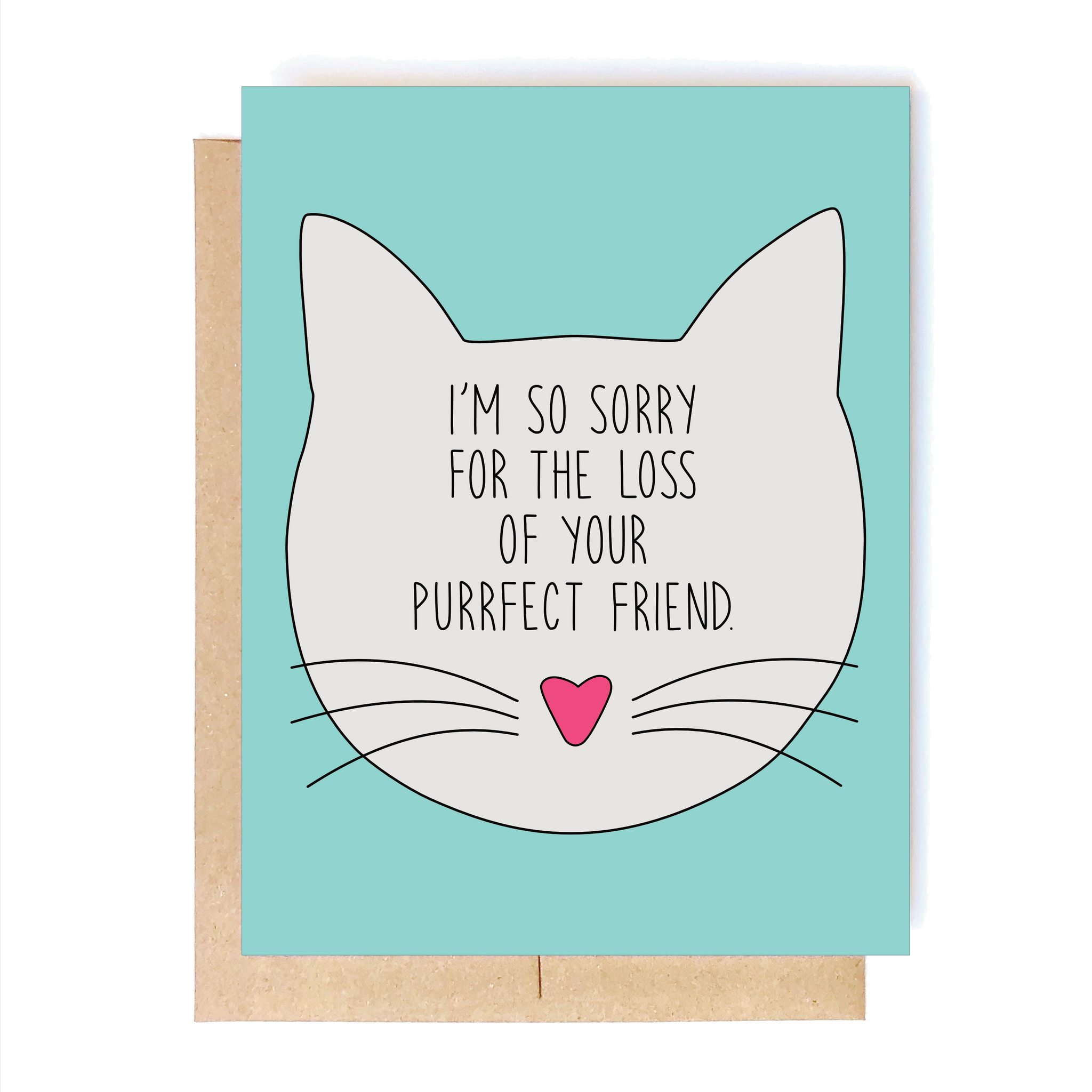 Cat Loss Sympathy Card