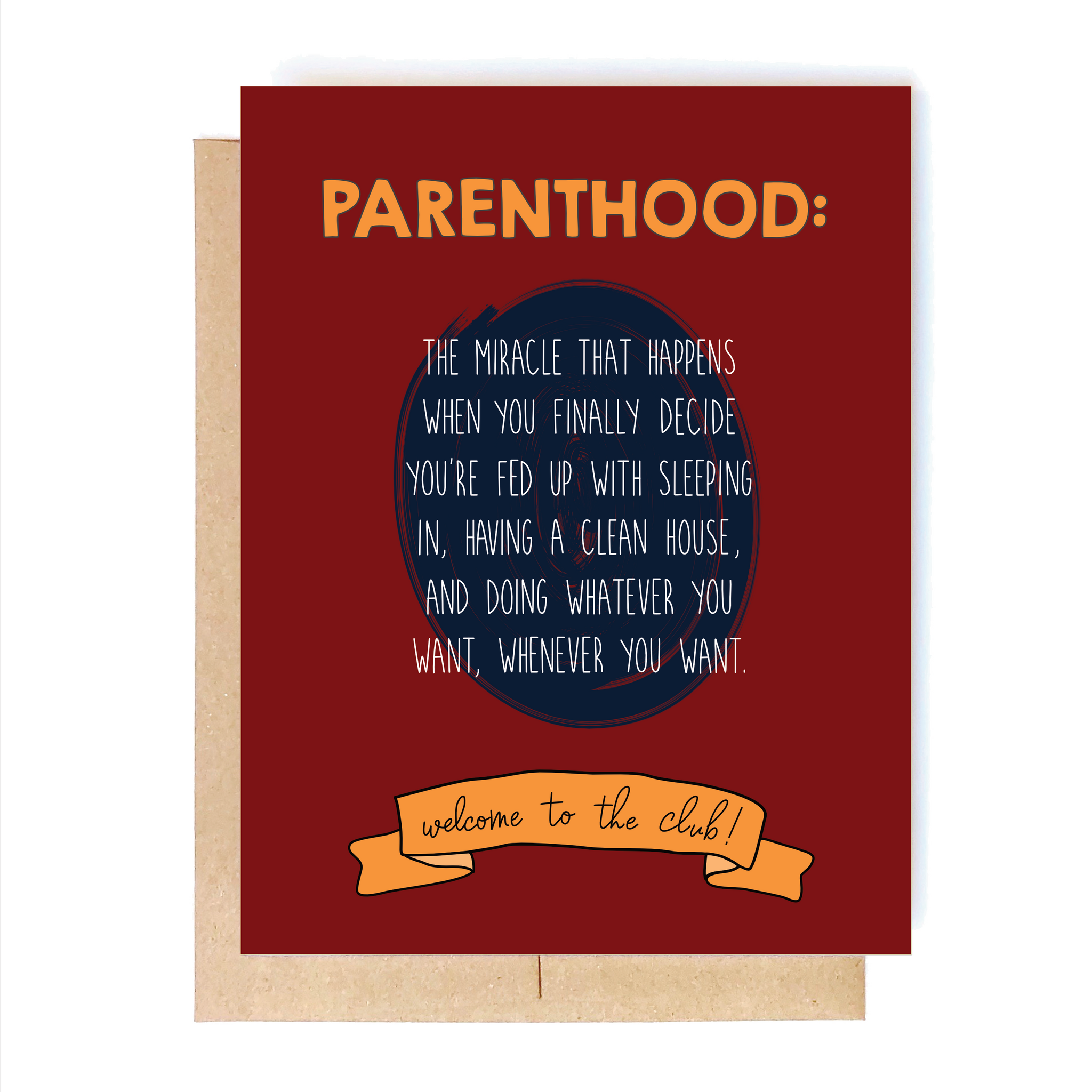 Funny New Parent Card